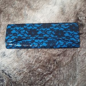 Black and blue purse